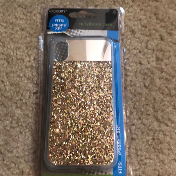 Gold Glitter iPhone XR Case - Picture 1 of 8